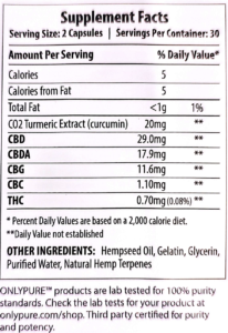 OnlyPure Move Ingredients
